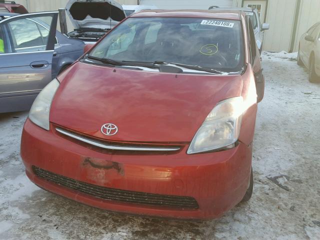 JTDKB20U487787779 - 2008 TOYOTA PRIUS RED photo 2