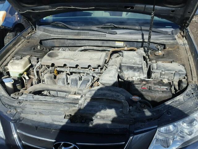 5NPET46C29H486199 - 2009 HYUNDAI SONATA GLS GRAY photo 7