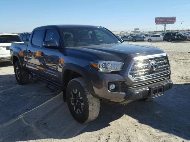 5TFDZ5BN7HX016017 - 2017 TOYOTA TACOMA DOU GRAY photo 1