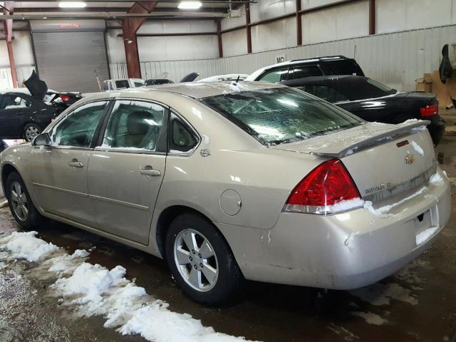 2G1WT58K781281081 - 2008 CHEVROLET IMPALA LT TAN photo 3