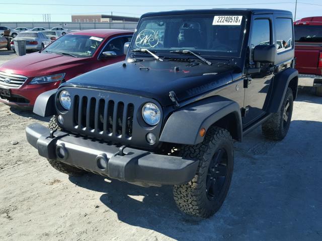 1C4AJWAG4HL683895 - 2017 JEEP WRANGLER S BLACK photo 2