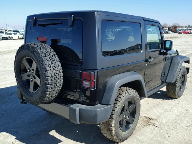 1C4AJWAG4HL683895 - 2017 JEEP WRANGLER S BLACK photo 4