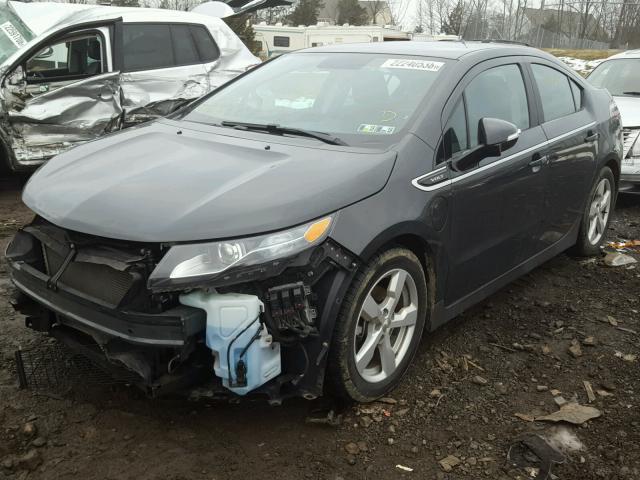 1G1RA6E40EU156339 - 2014 CHEVROLET VOLT BLACK photo 2