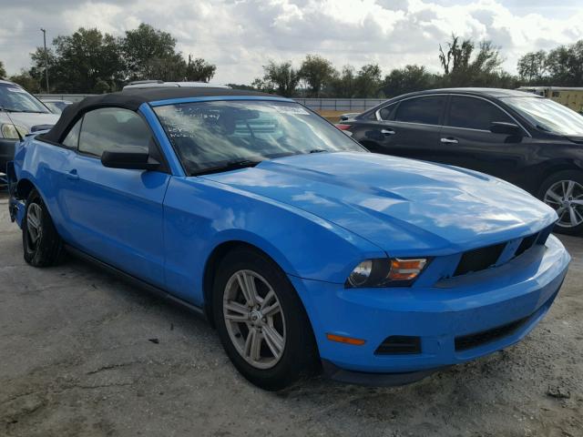 1ZVBP8EM6C5276458 - 2012 FORD MUSTANG BLUE photo 1