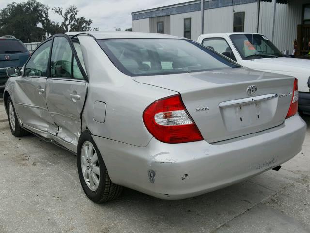 4T1BE30K14U935647 - 2004 TOYOTA CAMRY LE SILVER photo 3