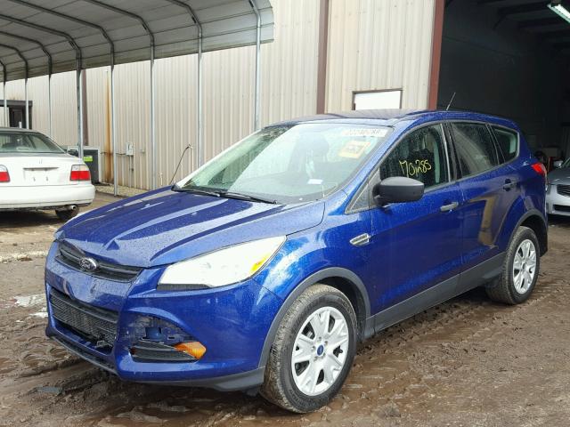 1FMCU0F72EUC11153 - 2014 FORD ESCAPE S BLUE photo 2