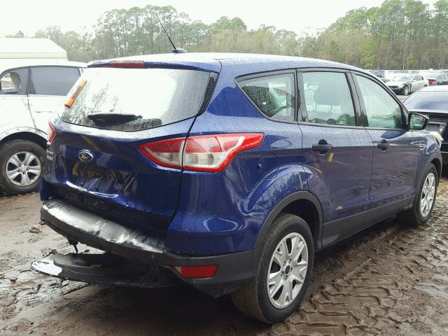 1FMCU0F72EUC11153 - 2014 FORD ESCAPE S BLUE photo 4