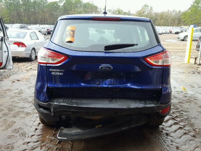 1FMCU0F72EUC11153 - 2014 FORD ESCAPE S BLUE photo 9