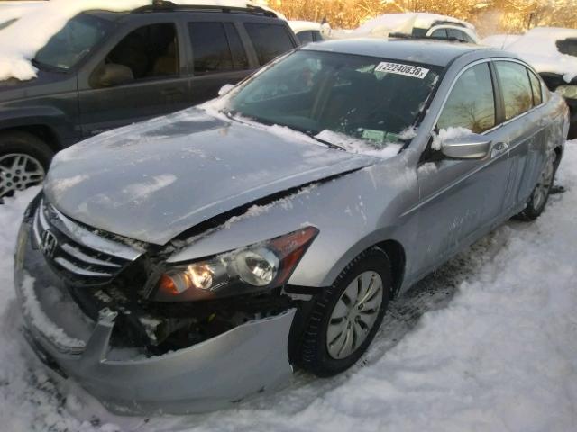 1HGCP2F30CA071947 - 2012 HONDA ACCORD LX SILVER photo 2