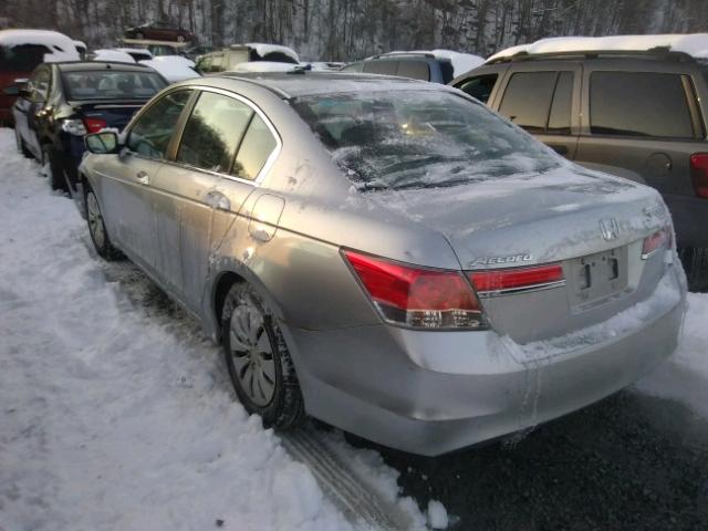 1HGCP2F30CA071947 - 2012 HONDA ACCORD LX SILVER photo 3