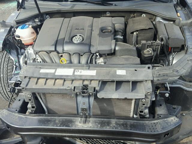 1VWAP7A30EC028210 - 2014 VOLKSWAGEN PASSAT S GRAY photo 7