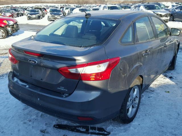 1FADP3F24DL278661 - 2013 FORD FOCUS SE GRAY photo 4