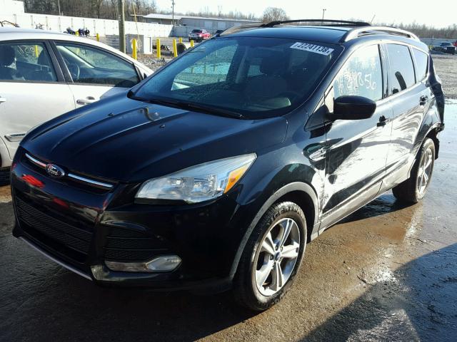 1FMCU0GXXDUB90744 - 2013 FORD ESCAPE SE BLACK photo 2