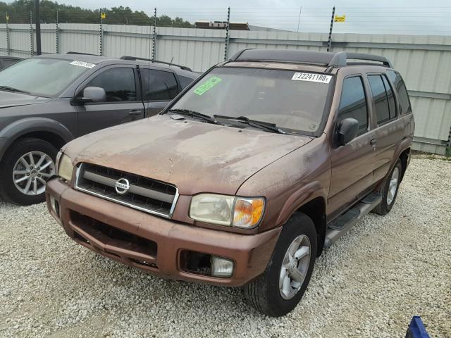 JN8DR09X13W713602 - 2003 NISSAN PATHFINDER BROWN photo 2