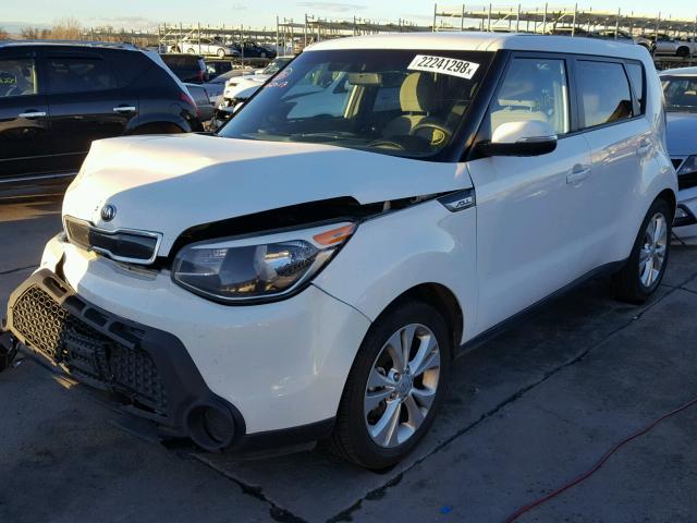 KNDJP3A51E7024902 - 2014 KIA SOUL + WHITE photo 2