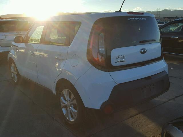 KNDJP3A51E7024902 - 2014 KIA SOUL + WHITE photo 3