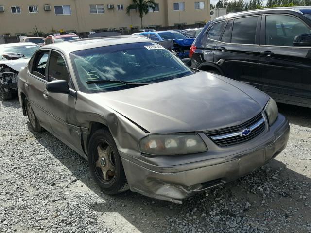 2G1WF52E449342179 - 2004 CHEVROLET IMPALA BROWN photo 1