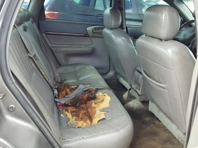 2G1WF52E449342179 - 2004 CHEVROLET IMPALA BROWN photo 6