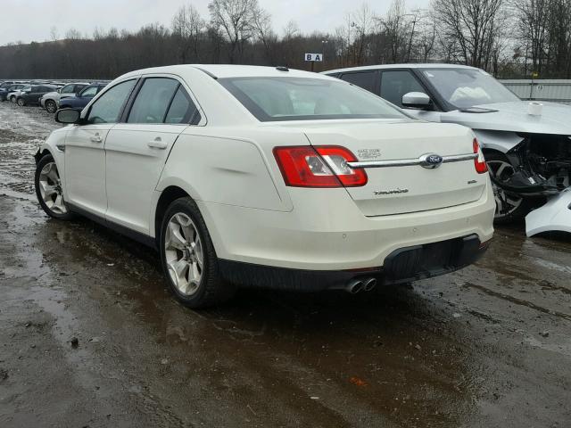 1FAHP2EW5BG173665 - 2011 FORD TAURUS SEL WHITE photo 3