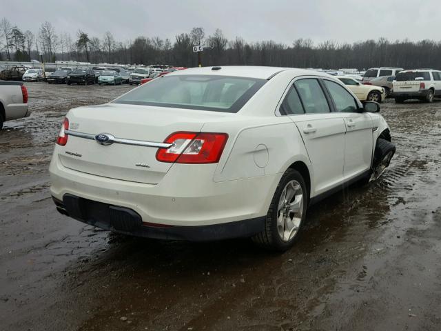 1FAHP2EW5BG173665 - 2011 FORD TAURUS SEL WHITE photo 4