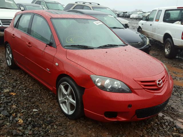 JM1BK343361420203 - 2006 MAZDA 3 HATCHBAC RED photo 1