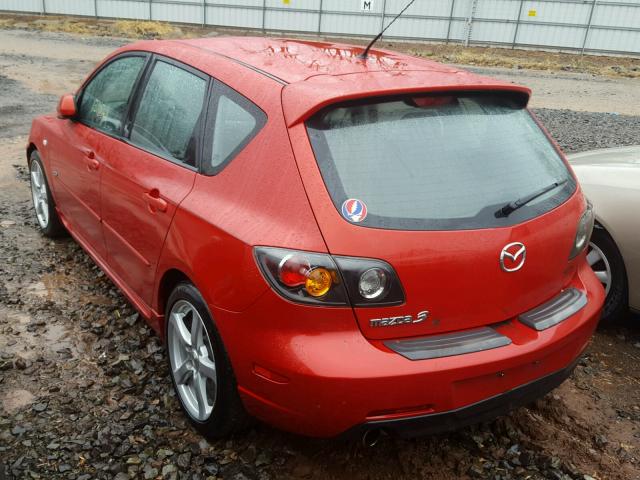 JM1BK343361420203 - 2006 MAZDA 3 HATCHBAC RED photo 3