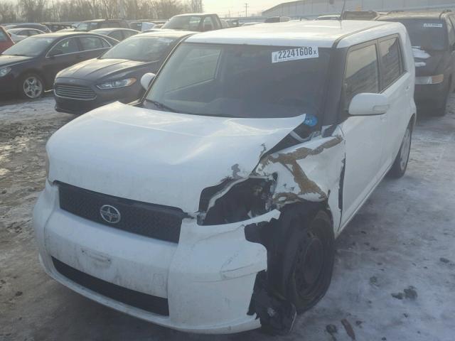 JTLKE50E791062879 - 2009 TOYOTA SCION XB WHITE photo 2