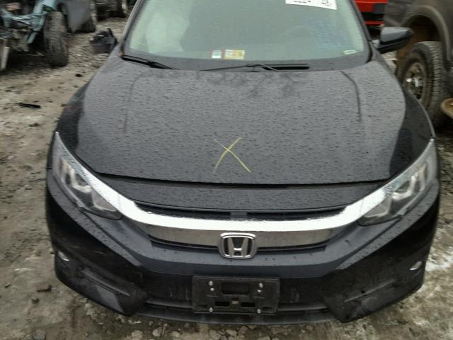 19XFC1F39GE004672 - 2016 HONDA CIVIC EX BLACK photo 7