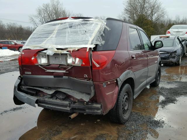 3G5DB03E13S585808 - 2003 BUICK RENDEZVOUS RED photo 4