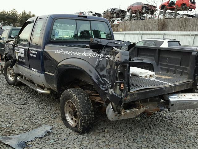 1FTSX31L93EA53043 - 2003 FORD F350 SRW S BLUE photo 3