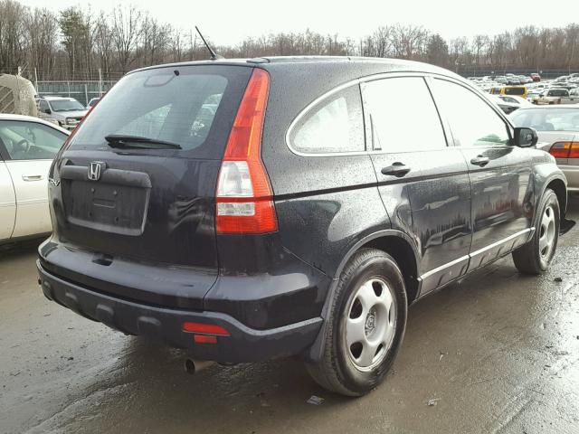 5J6RE48319L063788 - 2009 HONDA CR-V LX BLACK photo 4