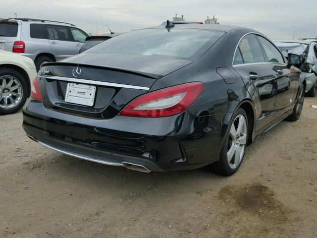 WDDLJ6FB0FA142783 - 2015 MERCEDES-BENZ CLS 400 BLACK photo 4