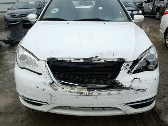 1C3CCBAB3DN691814 - 2013 CHRYSLER 200 LX WHITE photo 7