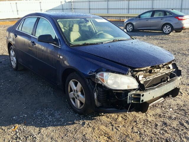 1G1ZG57B284231812 - 2008 CHEVROLET MALIBU LS BLUE photo 1