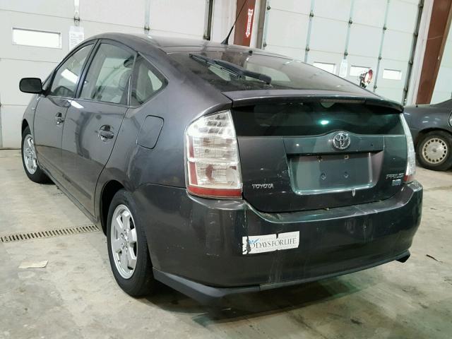 JTDKB20U073239137 - 2007 TOYOTA PRIUS GRAY photo 3