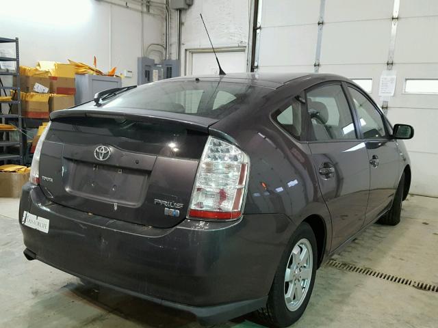 JTDKB20U073239137 - 2007 TOYOTA PRIUS GRAY photo 4