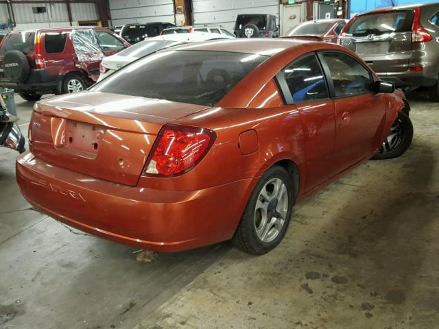 1G8AW14F23Z154940 - 2003 SATURN ION LEVEL ORANGE photo 4
