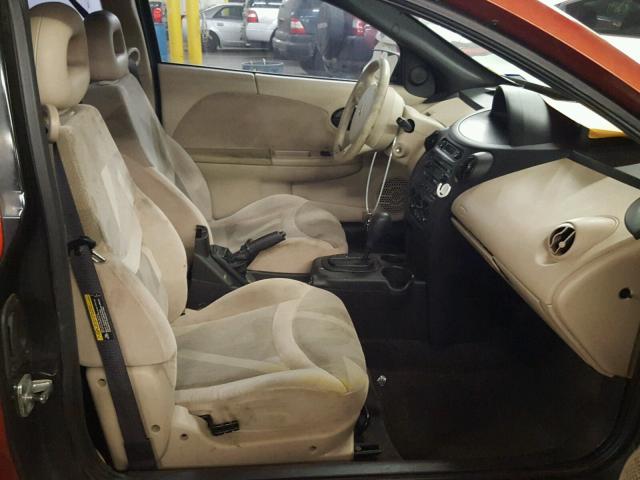 1G8AW14F23Z154940 - 2003 SATURN ION LEVEL ORANGE photo 5