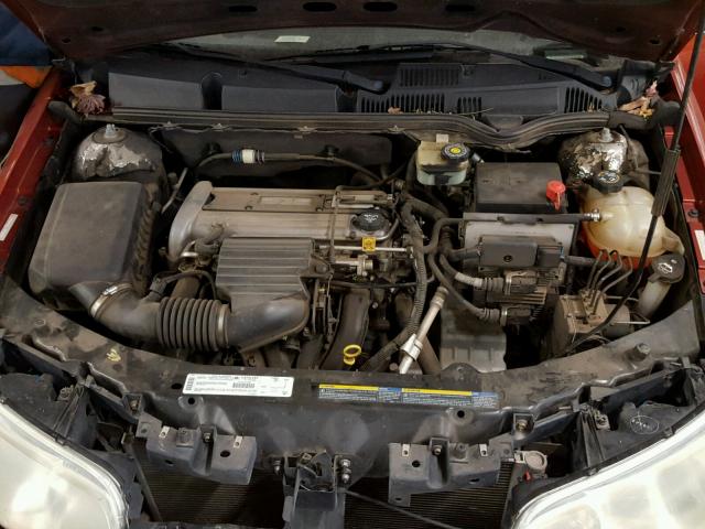 1G8AW14F23Z154940 - 2003 SATURN ION LEVEL ORANGE photo 7