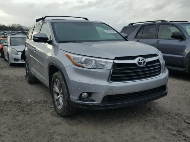 5TDJKRFH1FS194561 - 2015 TOYOTA HIGHLANDER SILVER photo 1