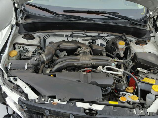 JF2SHADC5CH452691 - 2012 SUBARU FORESTER 2 WHITE photo 7