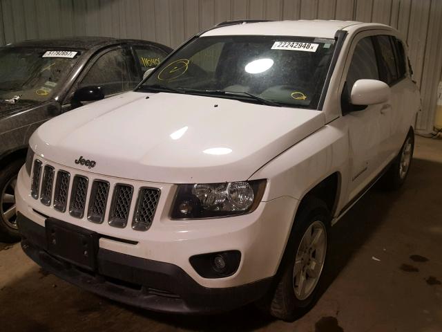 1C4NJCEA9FD306086 - 2015 JEEP COMPASS LA WHITE photo 2