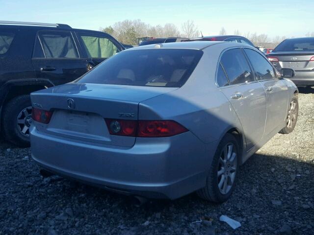 JH4CL96847C015906 - 2007 ACURA TSX SILVER photo 4