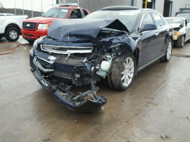 1G1ZE5E76BF280429 - 2011 CHEVROLET MALIBU LTZ BLUE photo 2