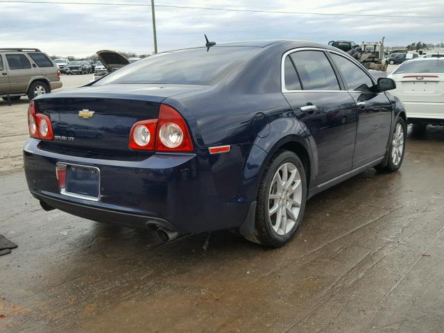 1G1ZE5E76BF280429 - 2011 CHEVROLET MALIBU LTZ ლურჯი ფოტო 4