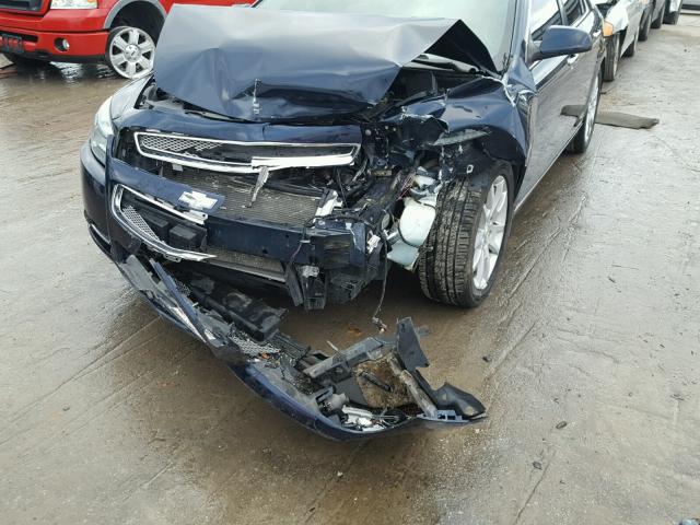1G1ZE5E76BF280429 - 2011 CHEVROLET MALIBU LTZ ლურჯი ფოტო 9