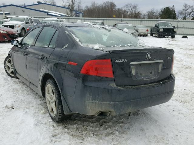 19UUA65556A067509 - 2006 ACURA 3.2TL BLACK photo 3