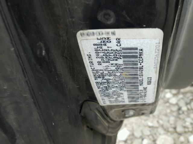 4T1BG22K3XU591678 - 1999 TOYOTA CAMRY CE BLACK photo 10