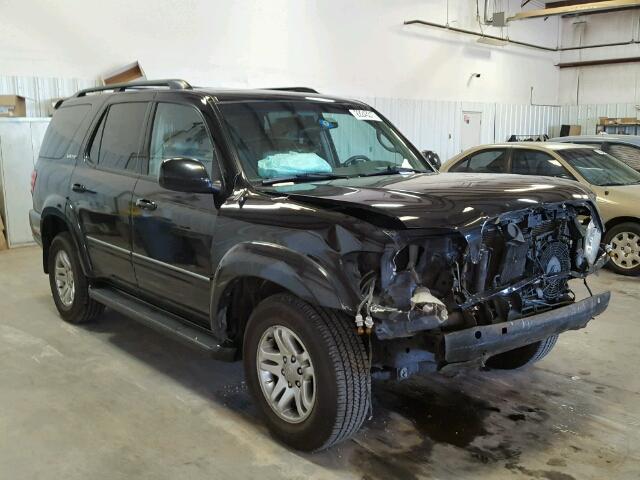 5TDBT48A84S230683 - 2004 TOYOTA SEQUOIA LI BLACK photo 1