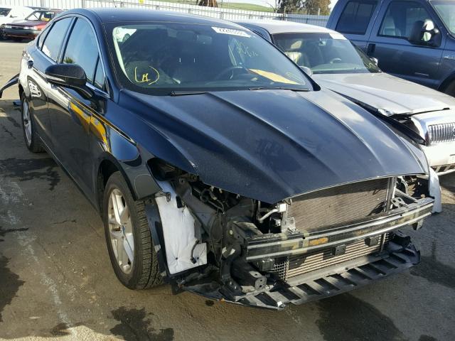 3FA6P0HR0DR248849 - 2013 FORD FUSION SE BLACK photo 1